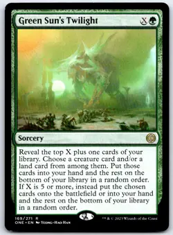 Green Sun's Twilight 169 R Phyrexia: All Will Be One Magic: The Gathering NM/M - Image 1