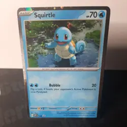Squirtle Cosmos Holo Black Star Promo - SVP 048 - Scarlet & Violet Pokemon 2023 - Image 1