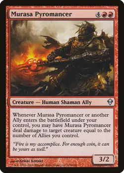 [MTG] Murasa Pyromancer (Foil) (139) (ZEN) LP-HP - Image 1