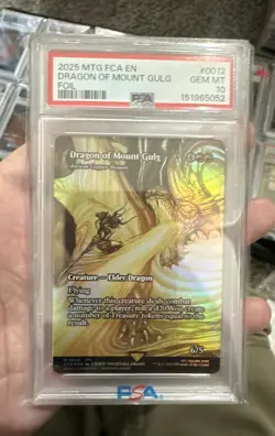 Dragon of Mount Gulg - Ancient Copper Dragon (Showcase) Final Fantasy PSA 10 - Image 1