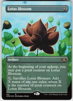 FOIL LOTUS BLOSSOM (BORDERLESS) 451 R NEAR MINT - Image 1