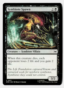 Symbiote Spawn 11 Marvel's Spider-Man: Eternal-Legal Magic: The Gathering Foil - Image 1