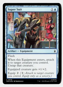 Super Suit 78 Common Marvel Super Heroes Magic: The Gathering Foil - Image 1