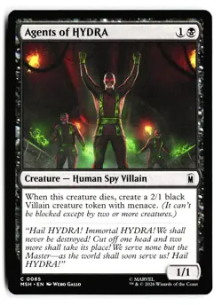 Agents of HYDRA 85 Common Marvel Super Heroes Magic: The Gathering - Image 1