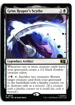 Grim Reaper's Scythe 658 Commander: Marvel Super Heroes Magic: The Gathering - Image 1