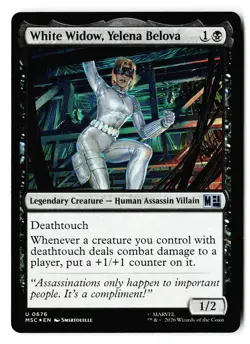 White Widow, Yelena Belova 676 MSC Magic: The Gathering Foil - Image 1