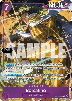 Borsalino (Alternate Art) [OP16 - OP16-073] - NM [Foil] TCG One Piece - Image 1