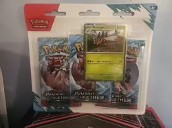 Pokemon Scarlet and Violet Journey Together 3 Pack Blister Factory Sealed - Image 1
