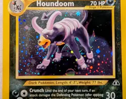 Pokemon Neo Discovery Houndoom 4/75 Holo Rare Unlimited FLAMING SWIRL MOUTH LP+ - Image 3
