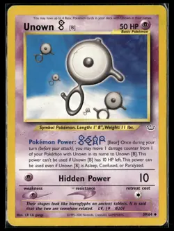 Pokemon TCG Neo Revelation #39/64 Unown [B] - Image 1