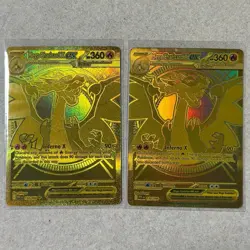 Pokemon TCG M Charizard EX 13/108 Evolutions Gold Full Art Holo Lot 2 - Image 1
