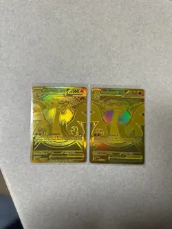 Pokemon TCG M Charizard EX 13/108 Evolutions Gold Full Art Holo Lot 2 - Image 2