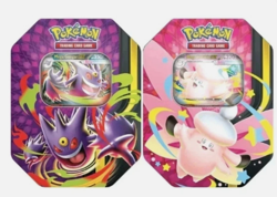 Pokemon Mega Moonlit Tin Sealed Case ( 3 Tins Of Each Gengar Clefable ) - Image 1
