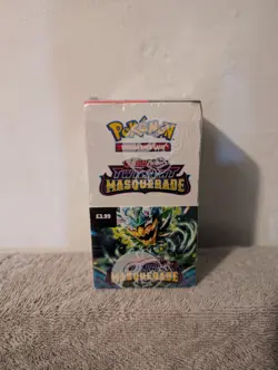 Pokemon TCG Scarlet & Violet Twilight Masquerade Half Booster Box (18 Packs) - Image 1