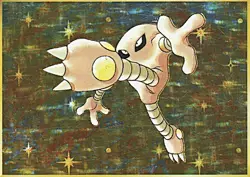 HITMONLEE 1999 Pokemon Fossil Holo #7 - MP/HP - Image 3