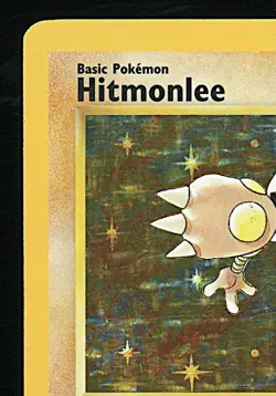 HITMONLEE 1999 Pokemon Fossil Holo #7 - MP/HP - Image 4