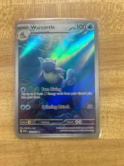 Wartortle 171/165 Illustration Rare Scarlet & Violet Pokemon 151 - Image 1