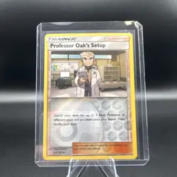 Professor Oak's Setup 201/236 Reverse Holo Uncommon Cosmic Eclipse Pokemon - Image 1