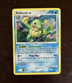 Pokemon Politoed 12/146 Legends Awakened Holo Rare 120 HP Stage 2 Eng - Image 1