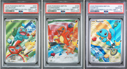 POKEMON FIRST PARTNER ILLUSTRATION PSA 10 SEQUENTIAL SET 37 38 39 GEN 1 KANTO - Image 1