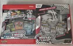 Pokemon Scarlet & Violet Black Bolt &White Flare Binder Poster 2-Pack Sam's Club - Image 1