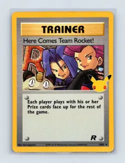 Here Comes Team Rocket! 15/82 Celebrations: Classic Collection Pokemon Holo LP - Image 1