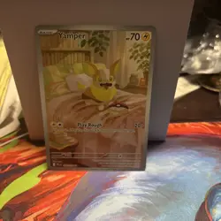 Yamper 099/094 Illustration Rare Phantasmal Flames Pokemon Holo Near Mint - Image 1