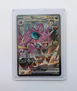 Pokemon TCG Team Rockets Nidoking EX 233/182 Destined Rivals NM Condition - Image 1