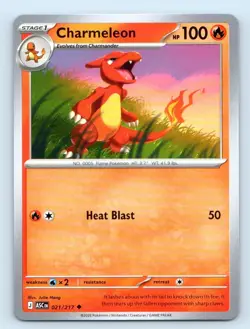 Charmeleon 021/217 Uncommon Ascended Heroes Pokemon Near Mint - Image 1