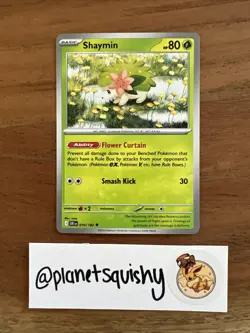 Pokemon TCG - Shaymin 010/182 - Rare - Destined Rivals - NM - Image 1