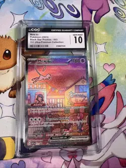 Pokemon TCG Mew EX Black Star Promo SVP053 CGC 10 Gem Mint - Image 1