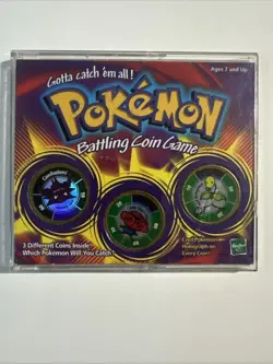 1999 Pokemon Battling Coin Game Hasbro Bellsprout #69 Vileplume #45 Haunter #93 - Image 1