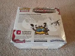 Factory Sealed Pokemon Crimson Invasion Booster Box With Acrylic Case - Image 3