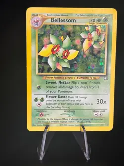 Bellossom 3/111 Holo Rare Neo Genesis Pokemon Unlimited Holo Moderately Played - Image 1