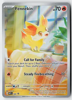 Pokemon Fennekin - 080 - Holo Promo ME: Mega Evolution Promo Holo NM - Image 1