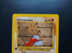 Pokemon - Hitmonchan 69/105 Common 1st Edition Neo Destiny - Image 2