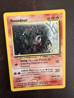 Pokemon TCG Houndour 5/75 Holo Unlimited Neo Discovery NM Rare *Excellent* - Image 5