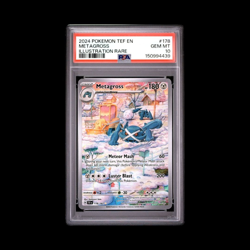 🔥PSA 10 Pokemon TCG Metagross 178/162 Illustration Rare Holo SV Temporal Forces - Image 1
