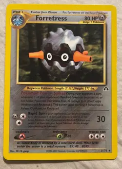 Pokemon TCG Forretress Neo Discovery 2 Holo Unlimited Holo Rare - Image 1