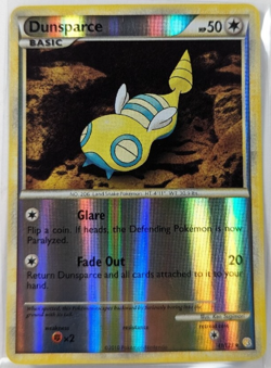 Pokemon TCG Dunsparce Heartgold Soulsilver 41/123 Reverse Holo MP/HP - Image 1