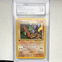 PSA 10 2001 Pokemon Neo Revelation Sudowoodo 1st Ed Rare 26/64 Regular - Image 2