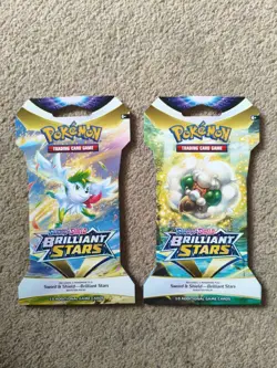 Pokemon TCG: Brilliant Stars Sleeved Booster Packs x2 - (BRAND NEW) ✅📦 - Image 1
