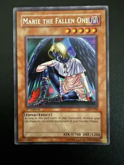 Yu-Gi-Oh! TCG Marie the Fallen One LON-046 Labyrinth Rare Effect 1st Ed ATK 170… - Image 1
