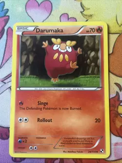 Darumaka - 24/114 - 2011 Uncommon Black & White Pokemon Card LP - Image 1