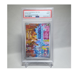 Pokemon Deerling Illustration Rare Holo SV05 Temporal Forces 165/162 PSA 9 2024 - Image 1