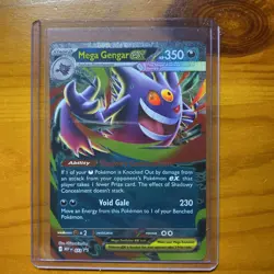 Pokemon TCG Gengar EX 073 Black Star Mega moonlit Tin mint Condition - Image 2
