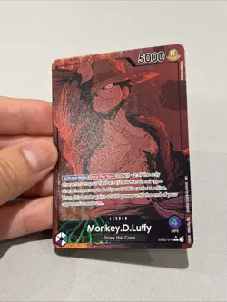 One Piece TCG Luffy EB02-010 Alternate Made Holo Textured Card - Image 2