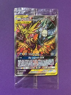 Pokemon Moltres Zapdos Articuno GX SM210 Promo Sealed - Image 1