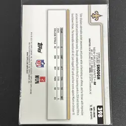 2025 topps chrome true gold Tyler Shough rookie card /50 - Image 2