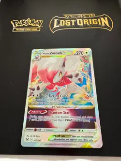 Hisuian Zoroark VSTAR Ultra Rare - POKEMON CARD - LOST ORIGIN - 147/196 NM - Image 1